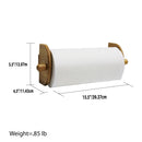 3 of 3:Home Basics Bamboo Wall Mount Paper Towel Holder, Natural 
