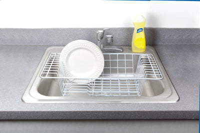 2 of 2:Kitchen Details Over the Sink Dish Rack in White 
