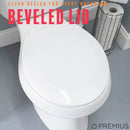 3 of 14:PREMIUS Beveled Plastic Toilet Seat, Standard Round, 17 Inches 
