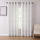 2 of 11:Arlo Printed Room Darkening Grommet Window Curtain Panel, 52x84 Inches 
