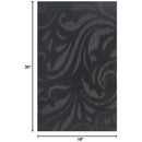 10 of 23:Manchester Scroll Design Non-Slip Soft Bath Rug, 18x30 Inches 