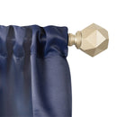 17 of 18:Innovative Decorative Room Darkening Wrap Around Curtain Rod and Finial, Bailey 