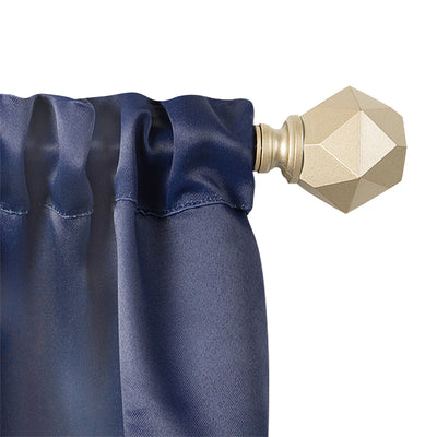 17 of 18:Innovative Decorative Room Darkening Wrap Around Curtain Rod and Finial, Bailey 