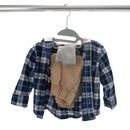 3 of 4:Paquete de 12 perchas para collar Saver Ultimate de Simplify Kids en gris claro 