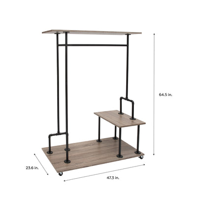 4 of 4:Neu Home Pipe Line Closet Organizer 