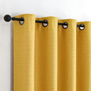 20 of 24:Yola Blackout Textured Jacquard Grommet Window Panel, 52x84 Inches 