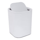 1 of 4:Bath Bliss 8L Acrylic Waste Bin in White 