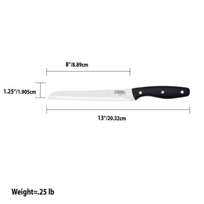 2 of 2:Conceptos básicos del hogar 8 Cuchillo para pan 