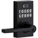 1 of 6:Kwikset SmartCode 917 Residential Electronic Lever Deadbolt Lock, Black 