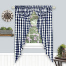 10 of 21:Buffalo Check Gathered Swag Window Curtain Pair, 72x63 Inches 