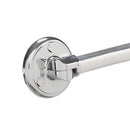 4 of 4:Bath Bliss Barra de ducha ajustable curvada para montaje en pared en aluminio 