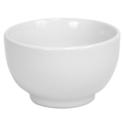1 of 2:Home Basics Cuenco de cerámica para cereales, color blanco 