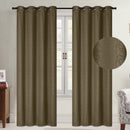 6 of 10:Payton Embossed Room Darkening Grommet Window Panel, 54x84 Inches 