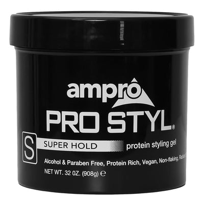 1 of 3:Ampro Pro Style Super Hold Protein Styling Gel, 32 Ounce 