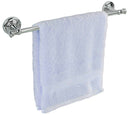 1 of 4:Porte-serviettes mural en acier chromé Home Basics 