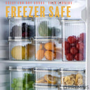 32 of 36:PREMIUS Plastic Food Storage Container, Rectangle, Clear-Natural 