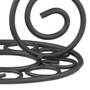 3 of 5:Bananier en acier de la collection Scroll de Home Basics, noir 