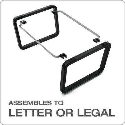 2 of 5:Cadre pour dossiers suspendus Pendaflex, format lettre-légal, noir, 6,6 x 49,2 x 24,1 cm 