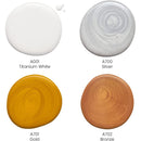 2 of 4:ARTEZA Premium Pouring Acrylic Paint, Metallic Colors, 4 Count 