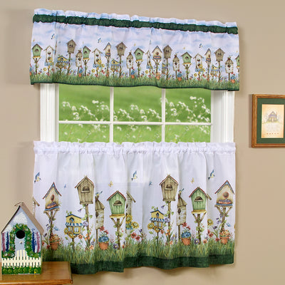 1 of 3:Home Sweet Home Kitchen Curtain, 58x13 & 58x36 Inches 