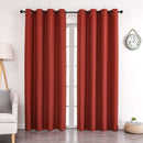 7 of 24:Yola Blackout Textured Jacquard Grommet Window Panel, 52x84 Inches 