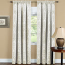 1 of 3:Panel de cortina de ventana Sutton 52x63 - Marfil 
