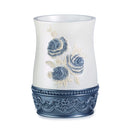 2 of 9:Blossom Rose Complete Bath Ensemble Decor Set, Blue, All Sold Separately 