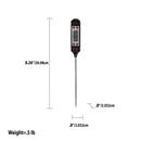 5 of 5:Home Basics Digital Cooking Thermometer, Black 