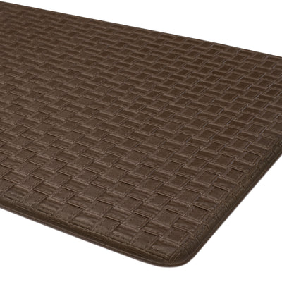11 of 11:Achim Woven-Embossed Faux-Leather Anti-Fatigue Mat, 20x39 Inches 