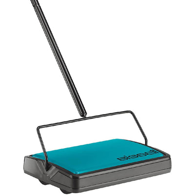 1 of 2:Bissell EasySweep Bagless Cordless Standard Carpet and Floor Sweeper, Teal 