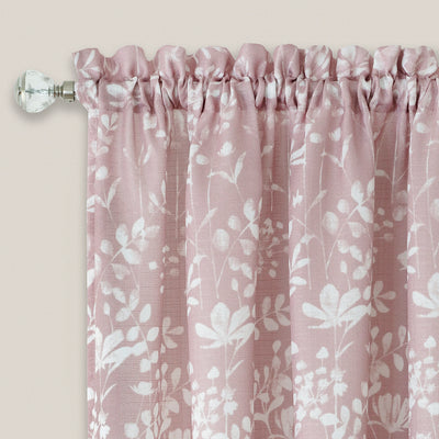 3 of 6:Rideau à passe-tringle Charlotte - 52 x 63 - Blush 