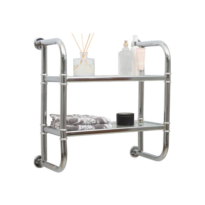 2 of 4:Étagère de bain suspendue à 2 niveaux Neu Home 