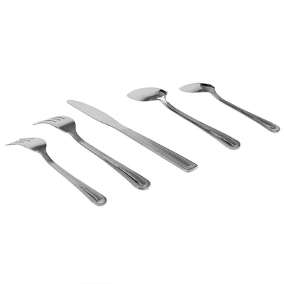 3 of 5:Home Basics Bella Stainless Steel 20 Pieces Flatware Set, Service for 4 
