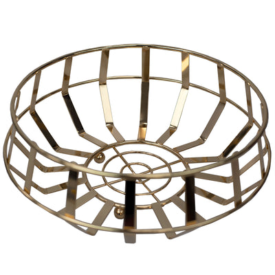 2 of 3:Home Basics Lyon Fruit Basket, Rose Gold 