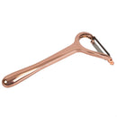 1 of 6:Home Basics Nova Collection Zinc Horizontal Vegetable Peeler, Rose Gold 