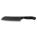 1 of 4:Home Basics 5 Stainless Steel Santoku Knife with Contoured Bakelite Handle, Black 