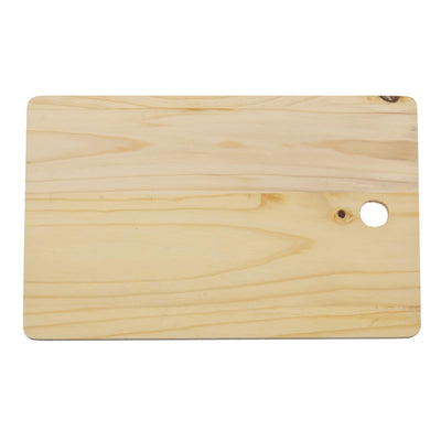 3 of 5:Home Basics Juego de cuchillos de 5 piezas con tabla para cortar madera 