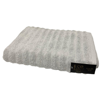 1 of 3:Serviette de bain en coton côtelé ECO LUXE, 30 x 54 pouces 