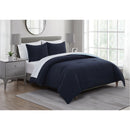 3 of 5:VCNY Solid Soft Wash Comforter Set 