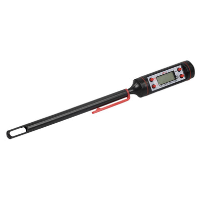 2 of 5:Home Basics Digital Cooking Thermometer, Black 