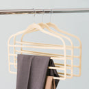 5 of 6:Sunbeam Velvet Trouser Hanger, (Pack of 3), Ivory 