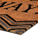 3 of 6:Achim Go Away Printed Coir Doormat, Brown, 18x30 Inches 