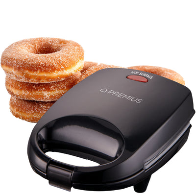 8 of 14:PREMIUS Ceramic Non-Stick Mini Snack Donut Maker, 2 Inch Mold, 4 Count 