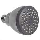 3 of 4:Home Basics Round Single Function Fixed Showerhead, Chrome 