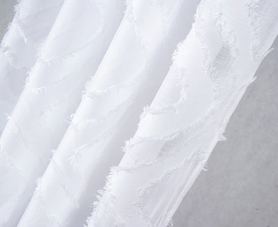 4 of 27:Ariana Clipped Doily Grommet Window Panel, 54x84 Inches 
