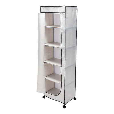2 of 4:Armario portátil Neu Home Deluxe de 5 estantes 