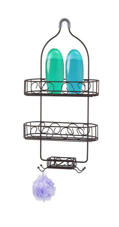 1 of 6:Home Basics Scroll Shower Caddy, Oil Rubbed Bronze 