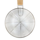 3 of 6:Home Basics Stainless Steel Strainer with Wooden Handle 