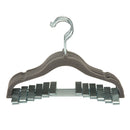 1 of 1:Simplify 6 Pack Children's Velvet Hangers in Grey 