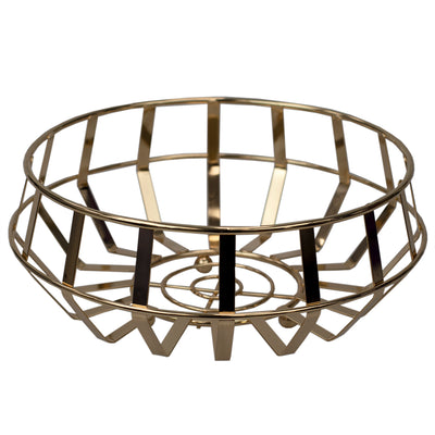 1 of 3:Home Basics Lyon Fruit Basket, Rose Gold 